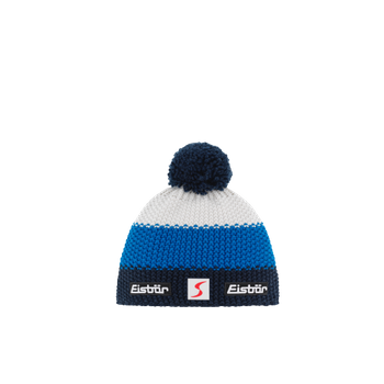 Beanie Eisbar Star Pompon SP Kids Night Mottled/Bugatti/White - 2023/24