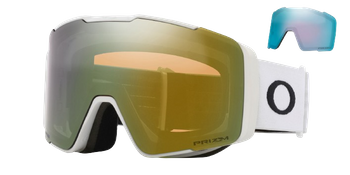 Goggles Oakley Line Miner Pro L Matte White Prizm Sage Gold + spare lenses Prizm Sapphi - 2024/25