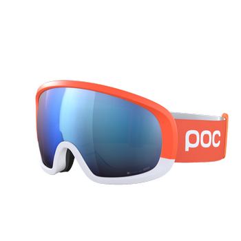 Goggles POC Fovea Mid Clarity Comp+ Fluorescent Orange/Hydrogen White/Spektris Blue - 2022/23