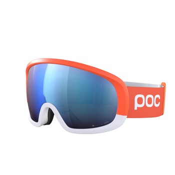 Goggles POC Fovea Mid Clarity Comp Fluorescent Pink/Hydrogen White/Spektris Blue - 2022/23