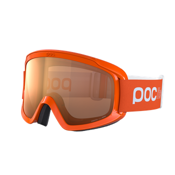 Goggles POC POCito Opsin Fluorescent Orange/Partly Sunny Light Orange - 2024/25