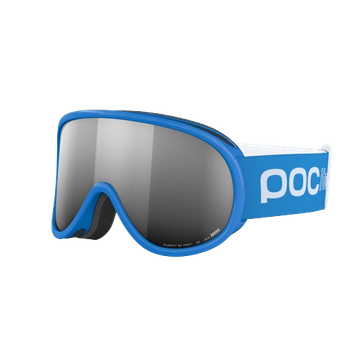 Goggles POC Pocito Retina Fluorescent Blue/Partly Sunny Silver - 2024/25