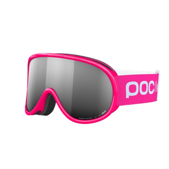 Goggles POC Pocito Retina Fluorescent Pink/Partly Sunny Silver - 2024/25