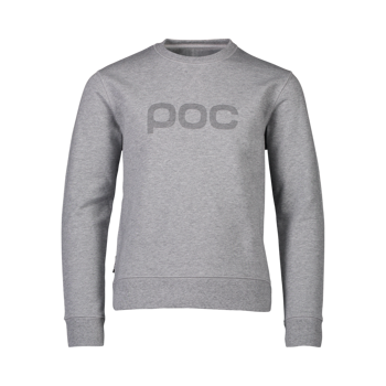 Hoodie POC Crew Jr Grey Melange - 2024/25