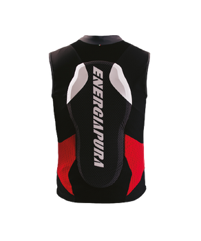 Protector ENERGIAPURA Gilet Protector Black/Optical White/Red - 2023/24