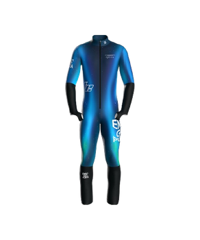 Race Suit Energiapura Aurora Blue (non insulated, light padded) - 2024/25