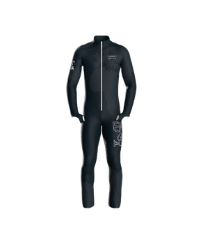 Race Suit Energiapura Globe Black (non insulated, padded) - 2024/25