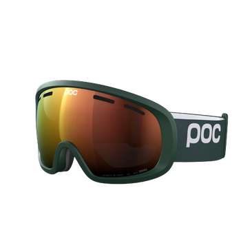 Ski goggles POC Fovea Mid Pargasite Green/Partly Sunny Orange - 2024/25