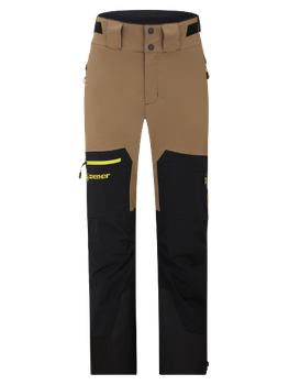 Ski pants Ziener Tewes Full-Zip Man Black Mustard - 2024/25