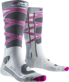 Ski socks X-socks Ski Control 4.0 WMN Grey Melange/Charcoal - 2024/25