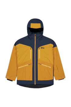 Snowboard jacket Picture Naikoon Dark Blue-Camel Honey - 2024/25