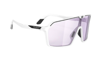 Sunglasses Rudy Project SPINSHIELD WHITE MATTE - Impactx™ Photochromic 2 Laser Purple