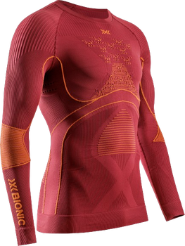 Thermal underwear X-bionic Energy Accumulator 4.0 Shirt LG SL Men Dune Red/Orange - 2024/25