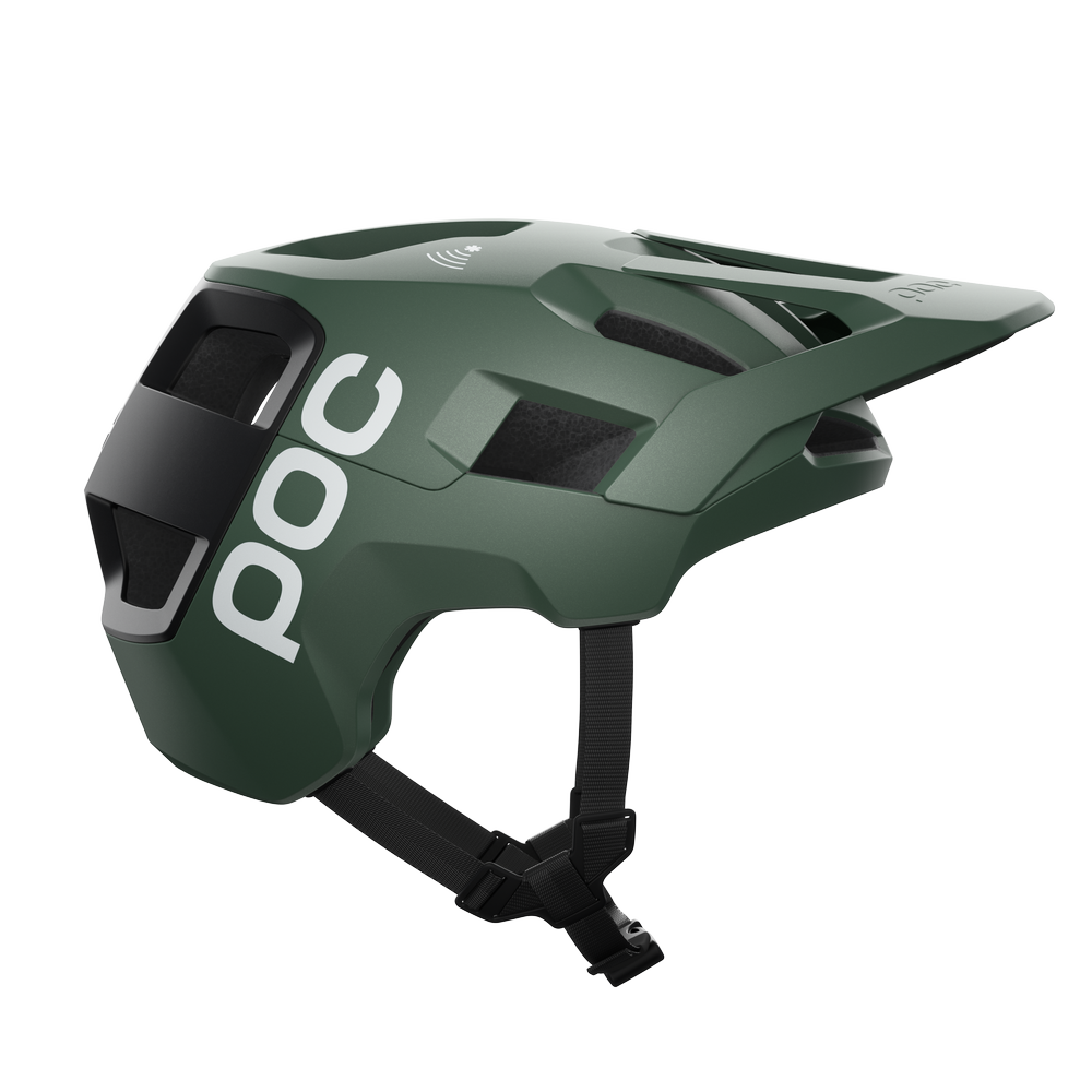 Bicycle helmet POC Kortal Race MIPS Epidote Green/Uranium Black  Metallic/Matt - 2022