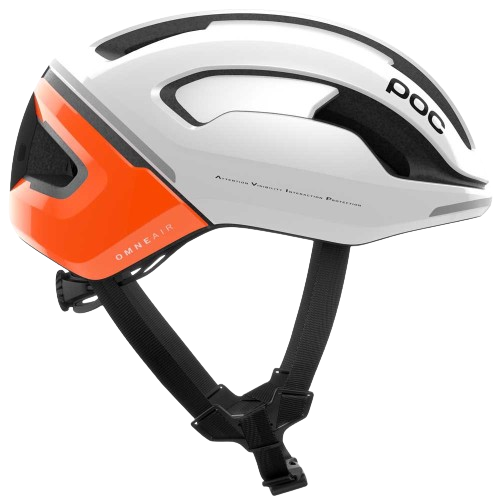 Bicycle helmet POC Omne Beacon MIPS Fluorescent Orange AVIP/Hydrogen White - 2024