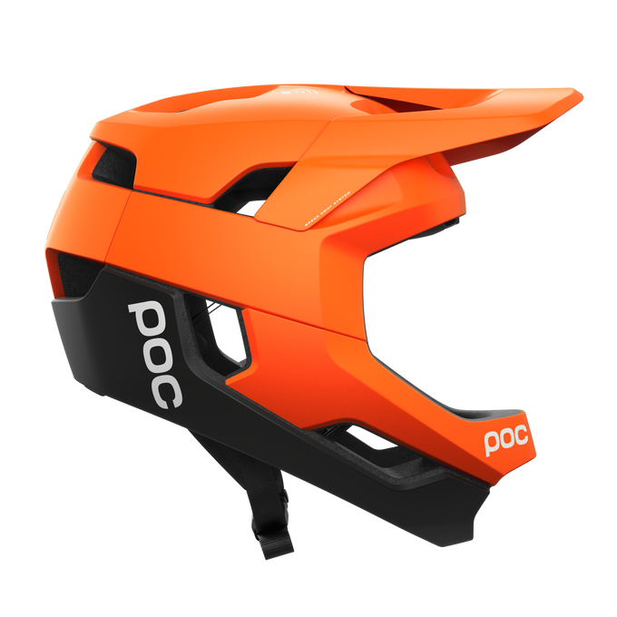 Bicycle helmet POC Otocon Race MIPS Fluorescent Orange AVIP/Uranium Black Matt