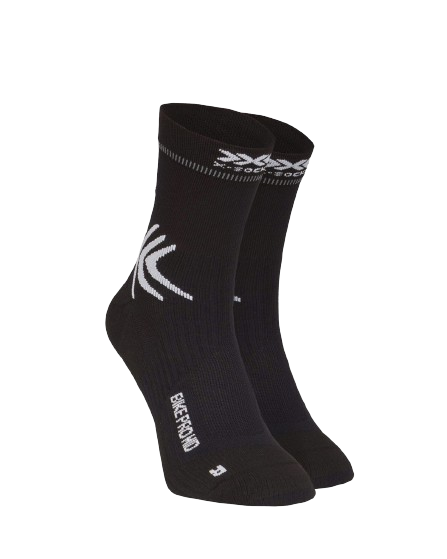 Cycling socks X-SOCKS® Bike Pro 4.0 Men Opal Black/Arctic White - 2024