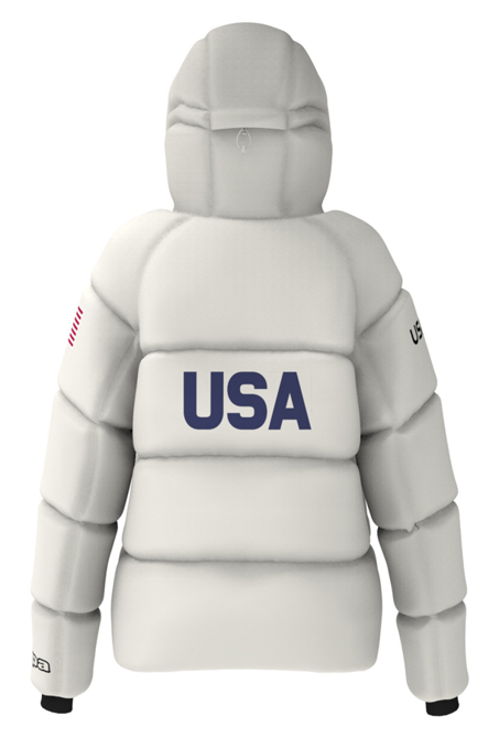 Down jacket Kappa 6CENTO 668C US White Coconut - 2024/25