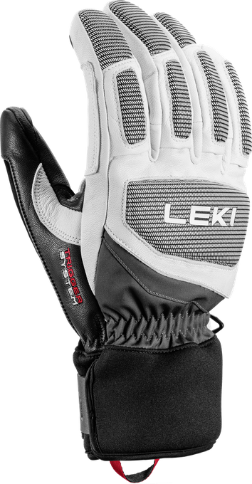 Gloves LEKI Griffin Pro 3D White/Black - 2024/25