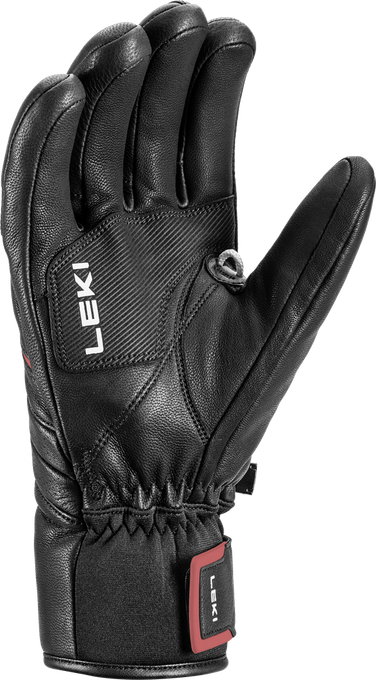 Gloves LEKI Phoenix 3D Black/Red - 2023/24