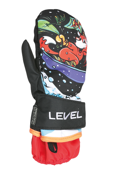 Gloves Level Animal Pk Black - 2024/25