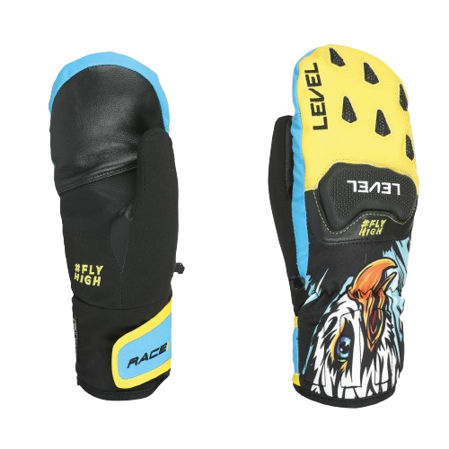 Gloves Level Race JR Mitt Yellow-Blue - 2024/25