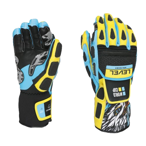 Gloves Level Worldcup CF Yellow/Blue 2024/25