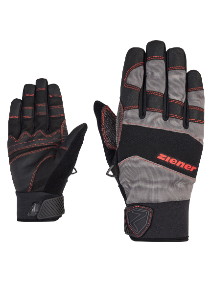 Gloves Ziener G-Work Glove Ski Alpine Frost Gray - 2023/24