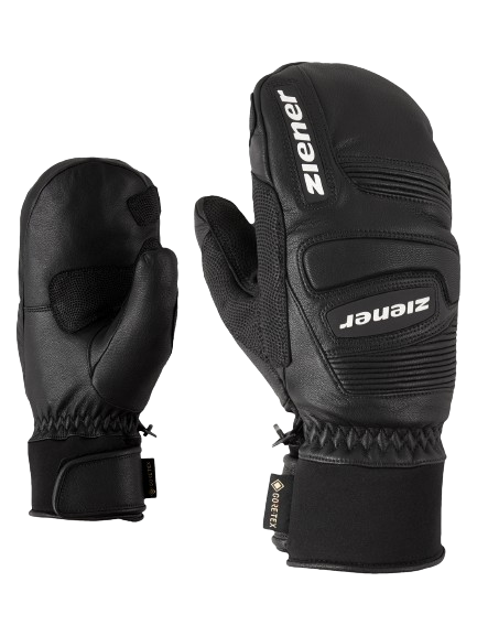 Gloves Ziener Guardi GTX + Gore Plus Warm PR Mitten Glove Ski Alpine Black - 2024/25