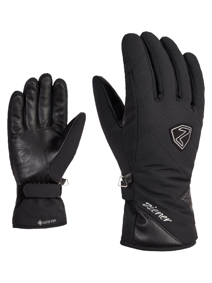 Gloves Ziener Kamea GTX Lady Glove Black - 2024/25