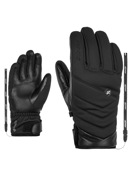 Gloves Ziener Kilja WS PR Lady Glove Black - 2024/25