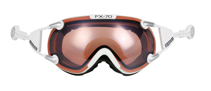 Goggles Casco FX 70 Vautron White - 2024/25