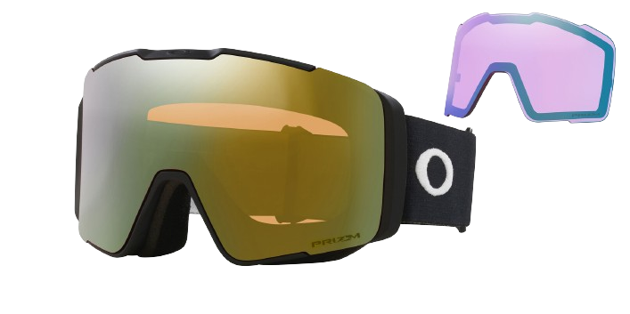 Goggles Oakley Line Miner Pro L Matte Black Prizm Sage Gold + spare lenses Prizm Iced - 2024/25