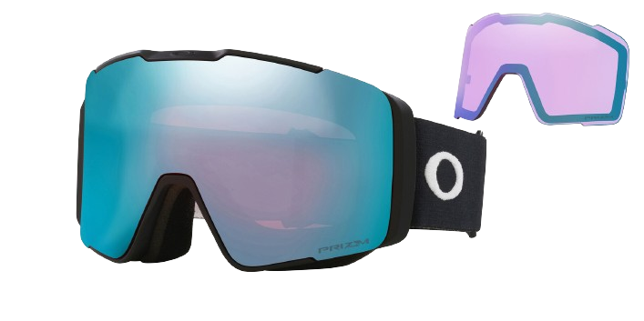 Goggles Oakley Line Miner Pro M Matte Black Prizm Sapphire + spare lenses Prizm Iced - 2024/25