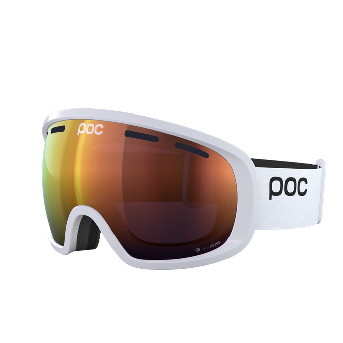 Goggles POC Fovea Hydrogen White/Partly Sunny Orange - 2024/25