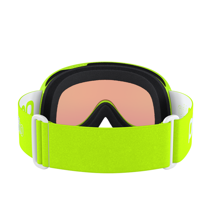 Goggles POC Pocito Retina Fluorescent Yellow/Green/Partly Sunny Light Orange - 2024/25