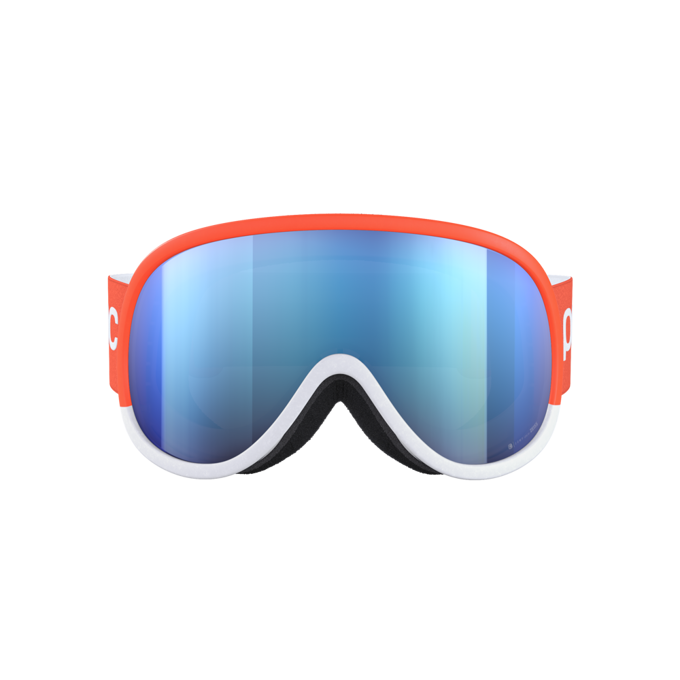 Goggles POC Retina Clarity Comp Fluorescent Orange/Hydrogen White/Spektris Blue - 2022/23