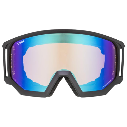 Goggles Uvex Athletic CV Black/Matt Blue-Orange - 2023/24