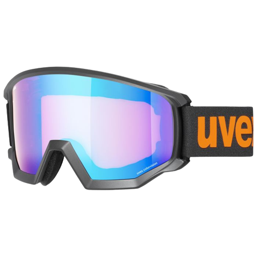 Goggles Uvex Athletic CV Black/Matt Blue-Orange - 2023/24