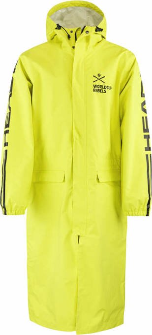 HEAD Race Rain Coat Yellow Junior - 2022/23