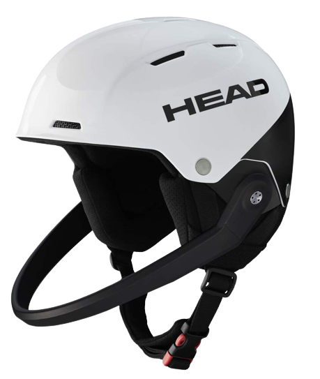 Helmet HEAD Team SL White/Black + Chinguard - 2023/24