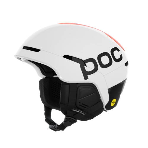 Helmet POC Obex Connect Hydrogen White/Fluorescent Orange AVIP - 2024/25