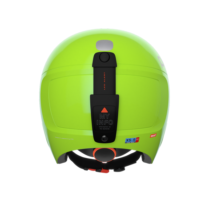 Helmet POC Pocito Skull Fluorescent Yellow/Green - 2024/25