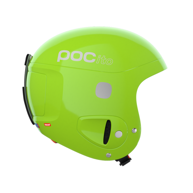 Helmet POC Pocito Skull Fluorescent Yellow/Green - 2024/25