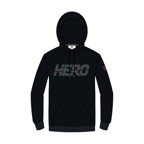 Hoodie Rossignol Hero Hoodie Black - 2023/24