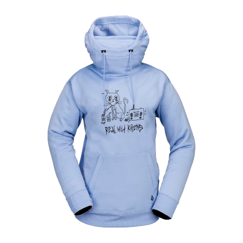 Hoodie Volcom Hydro Riding Hoodie Crystal Blue - 2024/25