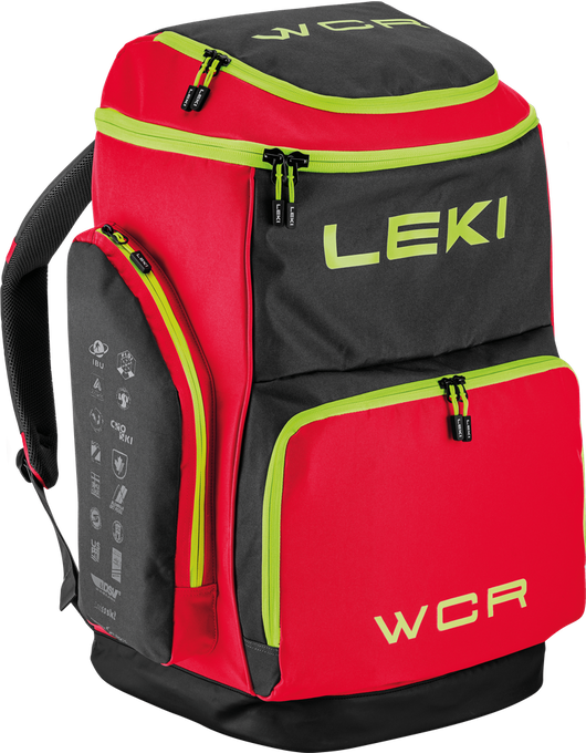 LEKI Skiboot Bag WCR 85L Red - 2023/24