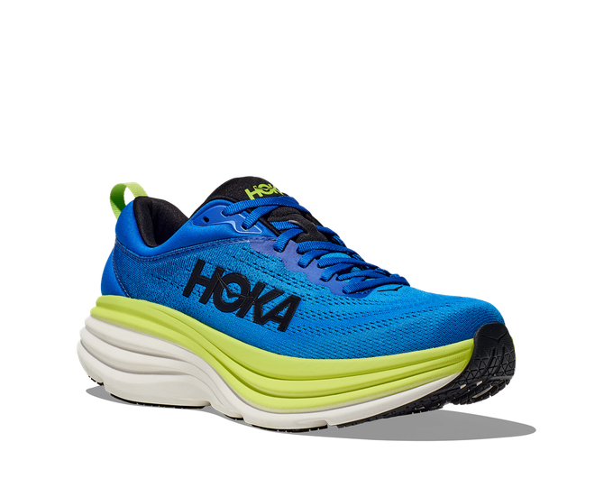 Men shoes Hoka Bondi 8 Electric Cobalt/Lettuce