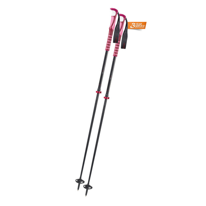 Poles KOMPERDELL Carbon C.7 Ascent Berry - 2022/23