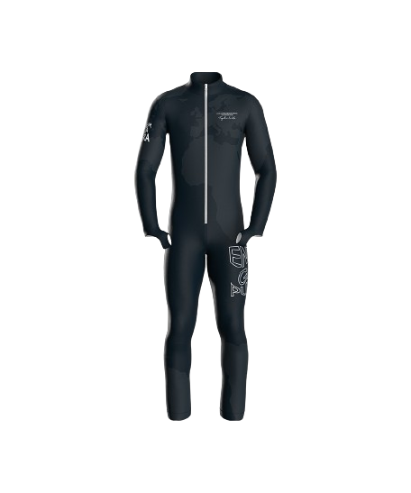 Race Suit Energiapura Globe Black Junior (non insulated, light padded) - 2024/25
